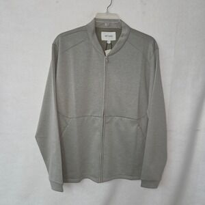 Method Chervo Jacket Mens XL Green Full Zip Bomber Stretch Lightweight NEW